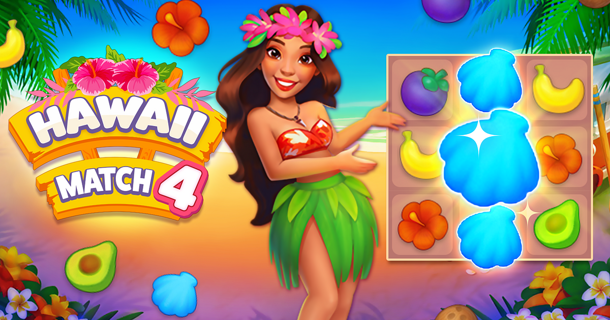 Hawaii Match 4 Jogo Gratuito Online FunnyGames