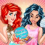 Troca-roupas com Jasmine e Ariel