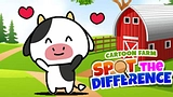 Cartoon Farm Spot The Difference