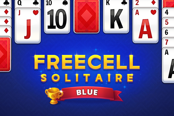 Freecell Solitaire Blue - Jogo Gratuito Online