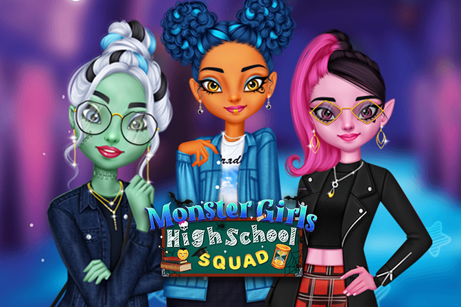 Monster Girls High School Squad - Jogue Monster Girls High School Squad Jogo  Online