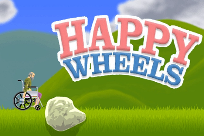 Jogando Happy Wheels Demo no Click Jogos 