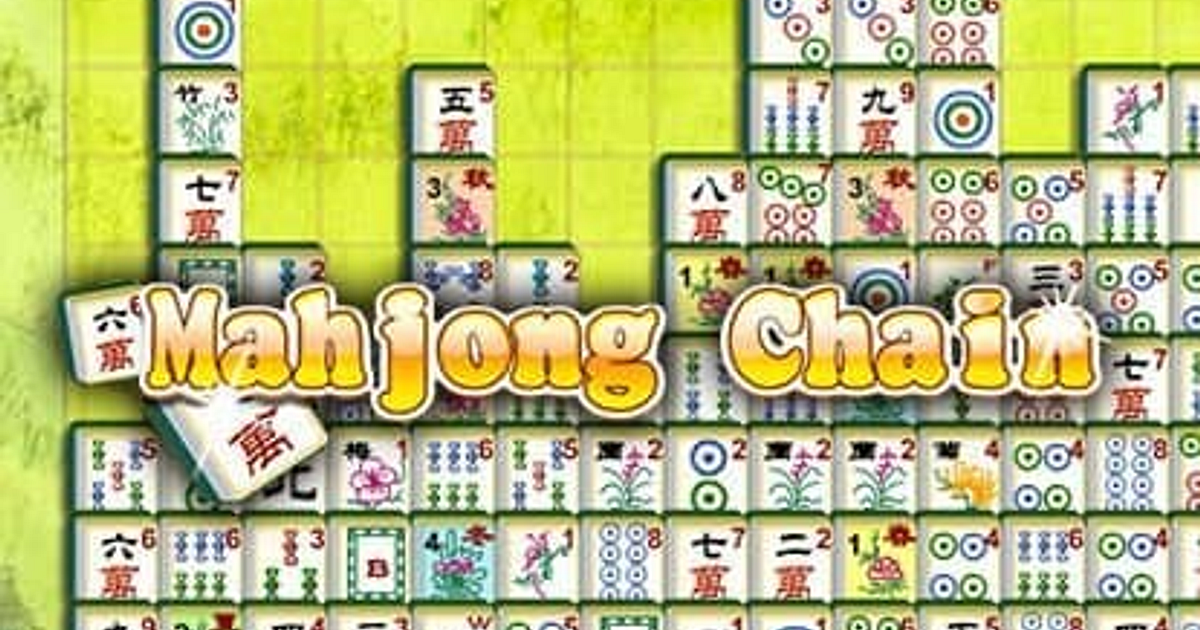Mahjong Chain - Jogos de Raciocínio - 1001 Jogos