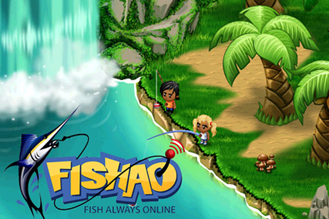 Jogo de pesca on-line no Brasil