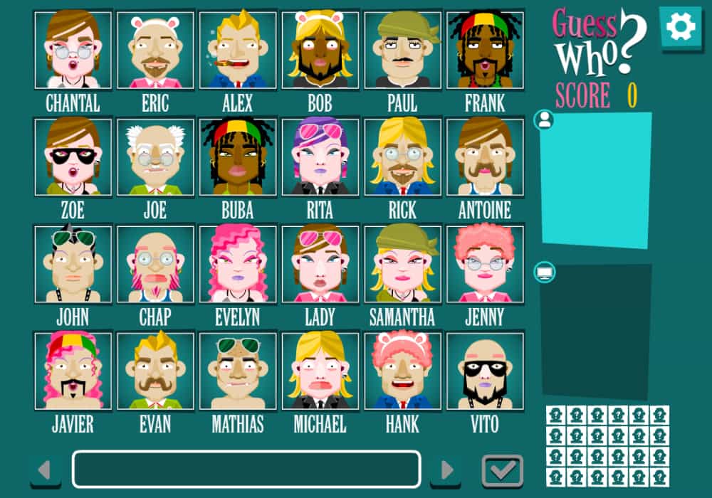 Adivinha quem multiplayer jogo gratuito online funnygames