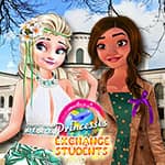 Elsa e Moana Estudantes de Intercâmbio