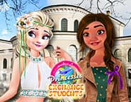 Elsa e Moana Estudantes de Intercâmbio