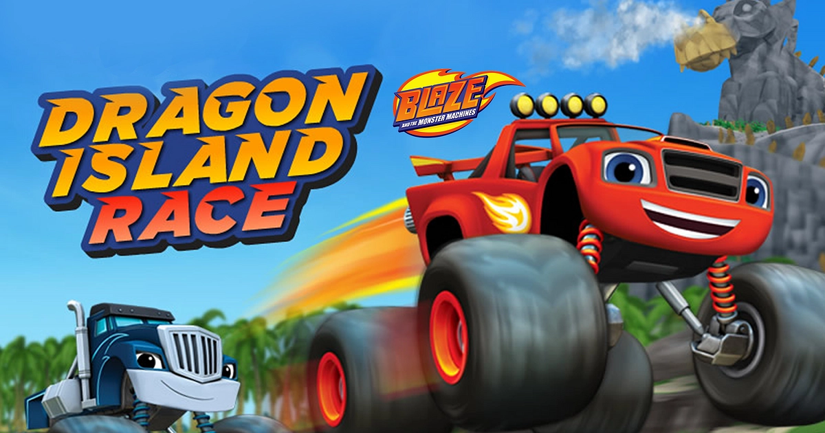 Blaze and Monster Machines: Dragon Island Race - Jogo Gratuito Online