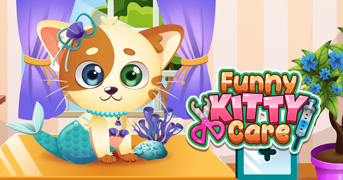 Funny Cat Makeover - Jogue Funny Cat Makeover Jogo Online