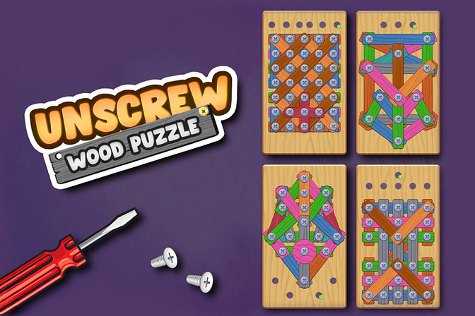 Unscrew Wood Puzzle