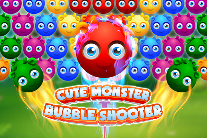 Cute Monster Bubble Shooter - Jogo Gratuito Online