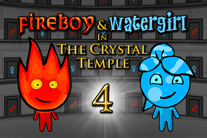 Jogue Fireboy and Watergirl 4: Templo de Cristal em