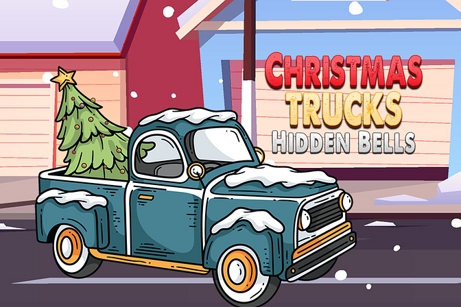 Christmas Trucks Hidden Bells