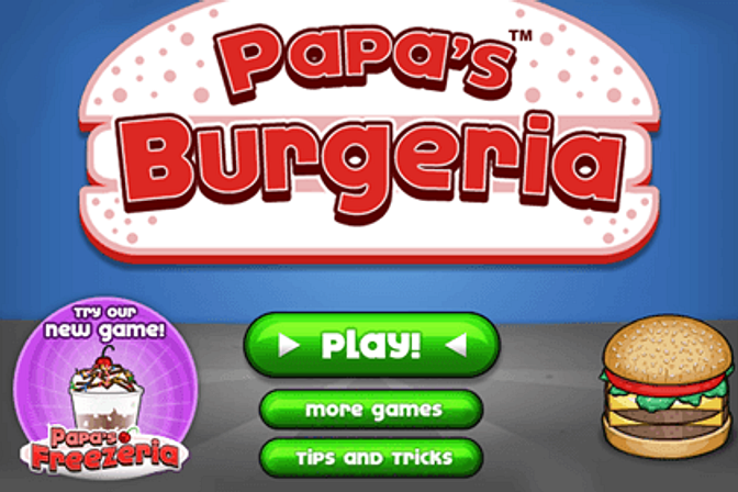 COOKING GAMES - PAPA'S FREEZERIA - KIZI GAMES 