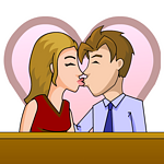 Secret Office Kiss