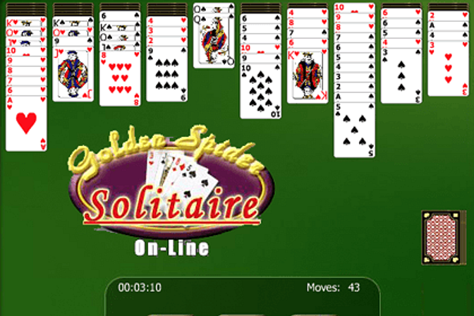 Golden Spider Solitaire - Jogos de Raciocínio - 1001 Jogos