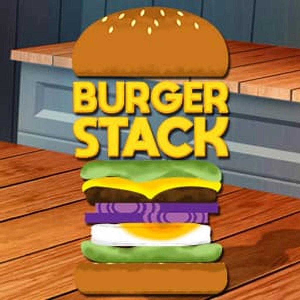 Simulação hambúrguer jogo de empilhamento criativo fingir jogar