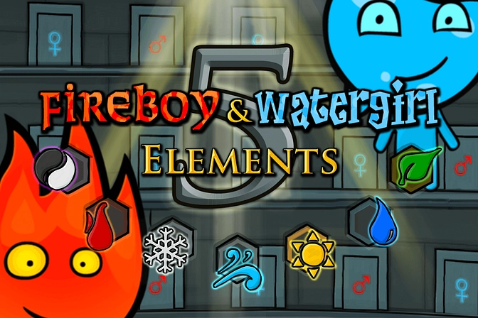 Menino de Fogo e Garota de Água 5: Elementos - Jogo Gratuito Online