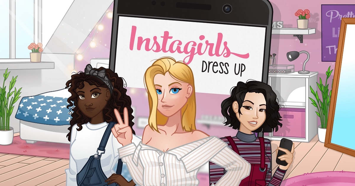 Meninas Insta Dress Up - Jogo Gratuito Online