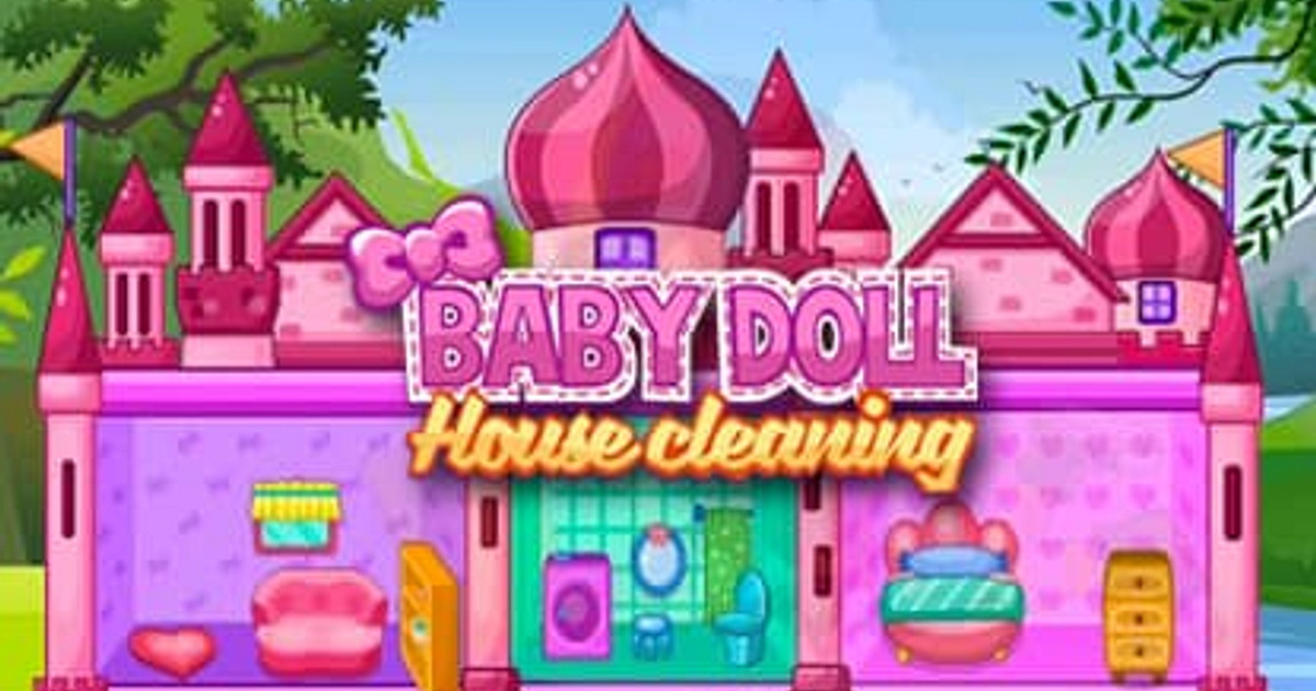 Jogo Fashion Doll House Cleaning