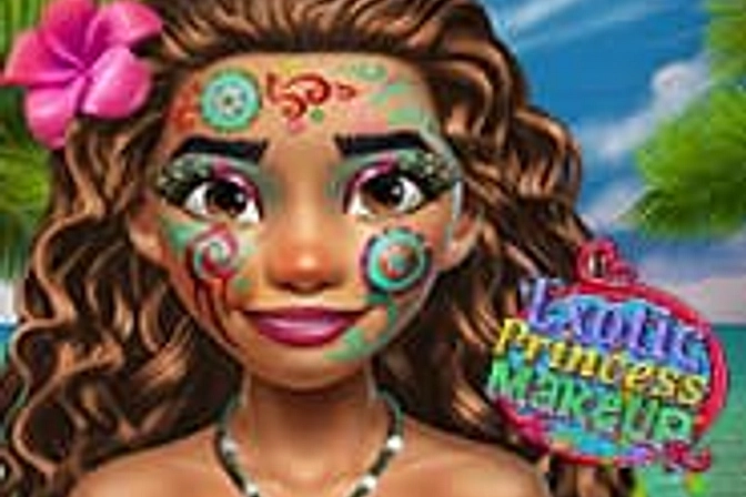 Maquiagem Princesa Exótica - Jogo Gratuito Online
