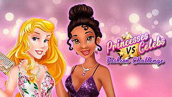 Princesas vs Celebridades Desafio de Moda