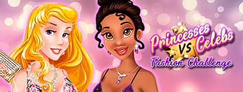 Princesas vs Celebridades Desafio de Moda