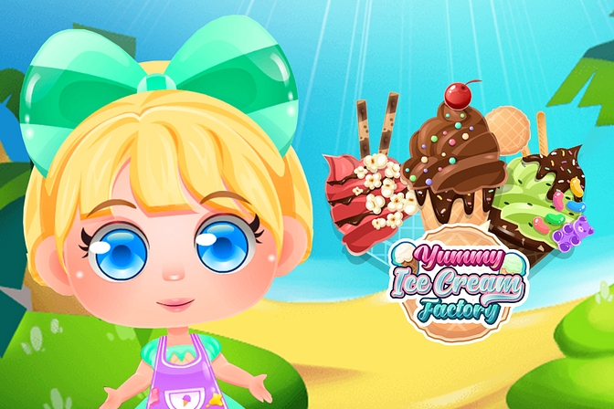 Yummy Ice Cream Factory - Jogue Yummy Ice Cream Factory Jogo Online