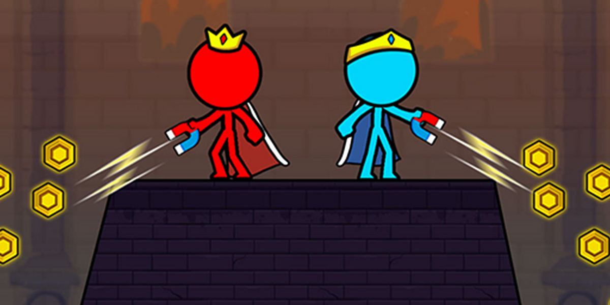 Red and Blue Stickman 2 by Tingo