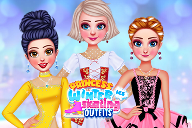 Princess Winter Ice Skating Outfits