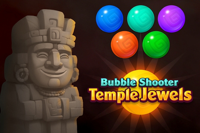 Bubble Shooter Temple Jewels
