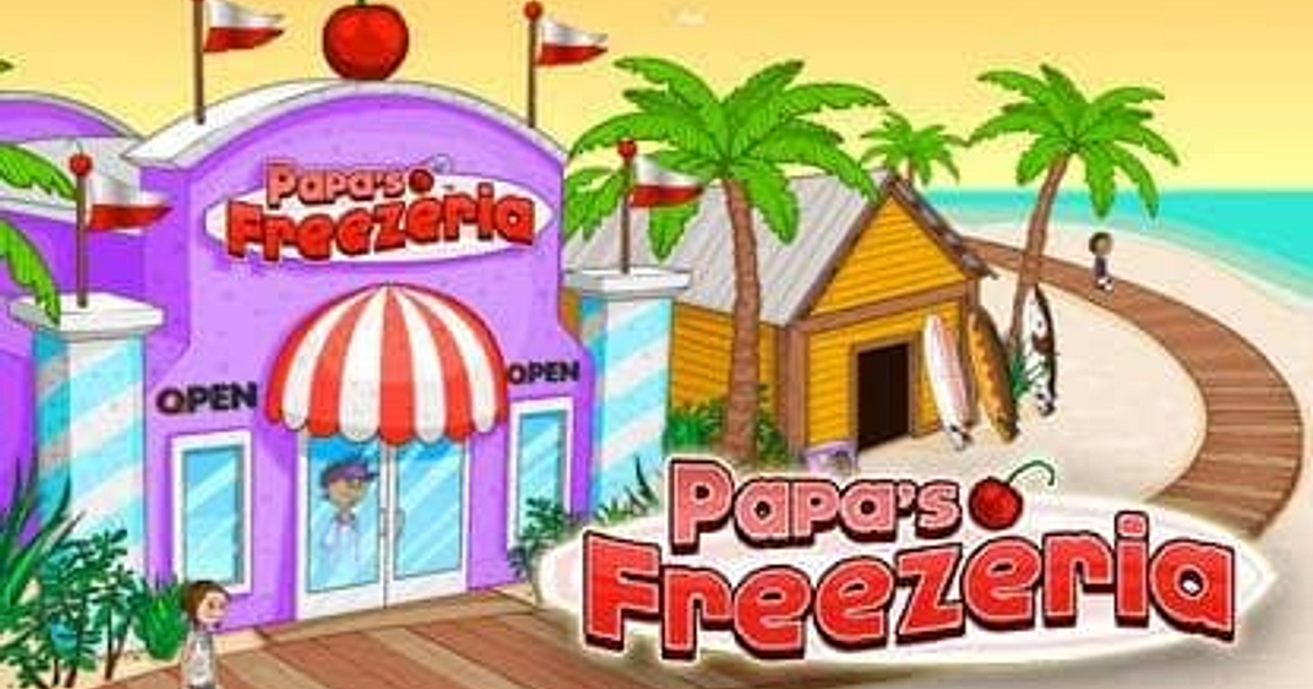 COOKING GAMES - PAPA'S FREEZERIA - KIZI GAMES 