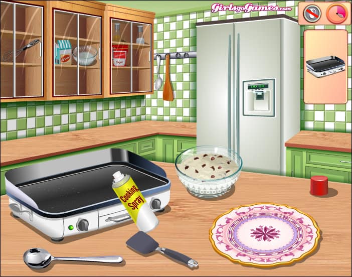 Sara's Cooking Class: Pancakes - Jogo Gratuito Online | FunnyGames