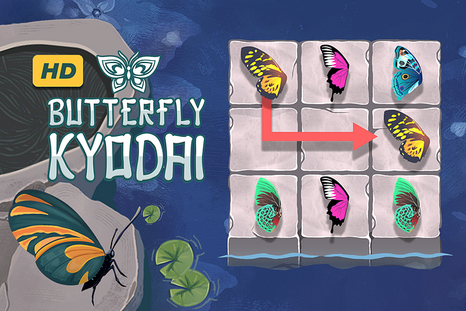 Butterfly Kyodai - Jogos de Raciocínio - 1001 Jogos