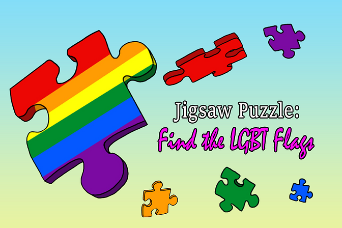 Jigsaw Puzzle: Find the LGBT Flags