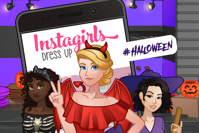 Garotas Estrelas Moda de Halloween - Jogo Gratuito Online