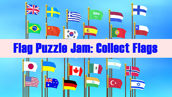 Flag Puzzle Jam: Collect Flags