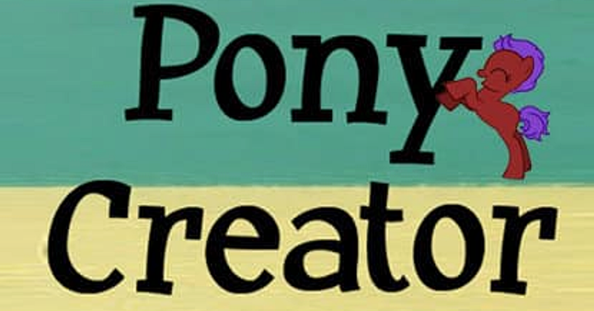 PONY CREATOR — Programa Online para Desenhar Pôneis!